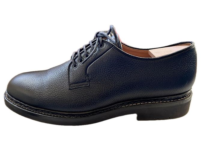 Scarpe Derby Heschung Orme Boxing Nero Pelle