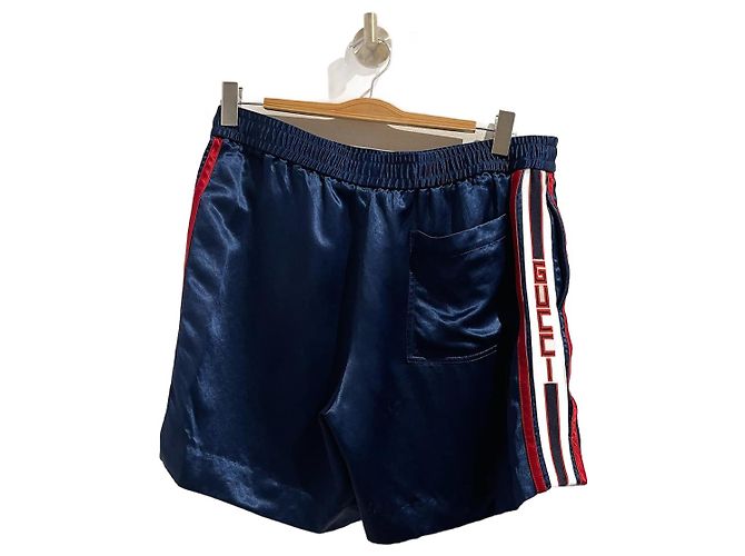 Pantaloni GUCCI T.IT 52 Cotone Blu