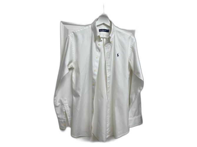 Camicia Ralph Lauren Bianca in Cotone Taglia M Bianco