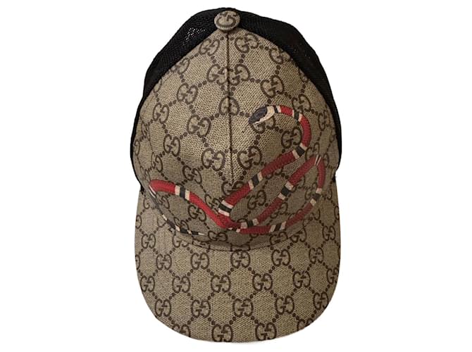 Gucci Cap snake Beige Cloth ref.JC1911179 (Sold) - Joli Closet