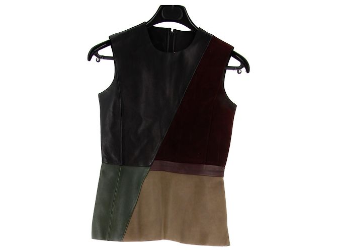 Céline CELINE Tops T.International S Pelle Nero
