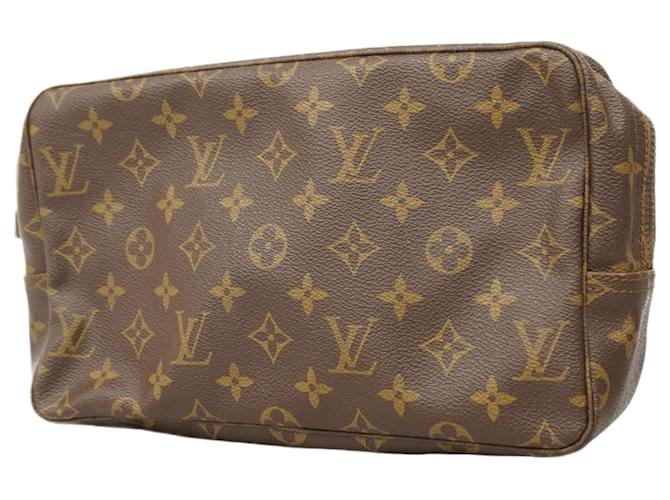 Louis Vuitton Trousse Toilette 28 Brown Cloth  ref.1911742