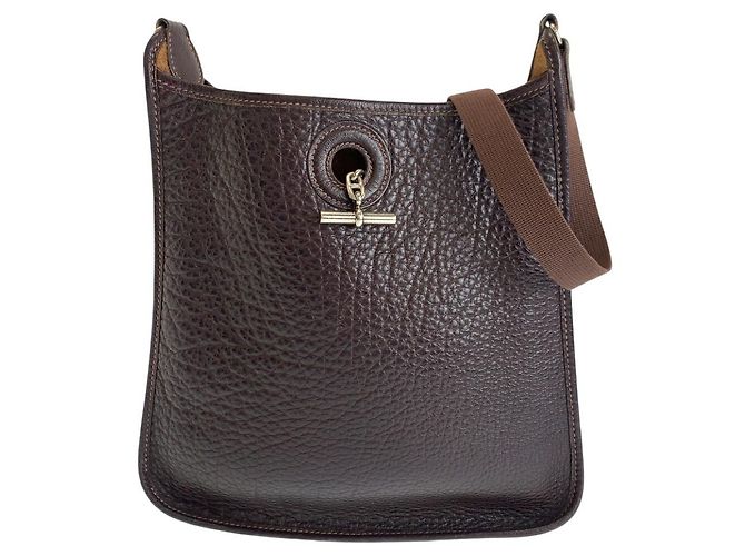 Hermès Hermes Vespa PM Brown Shoulder Bag