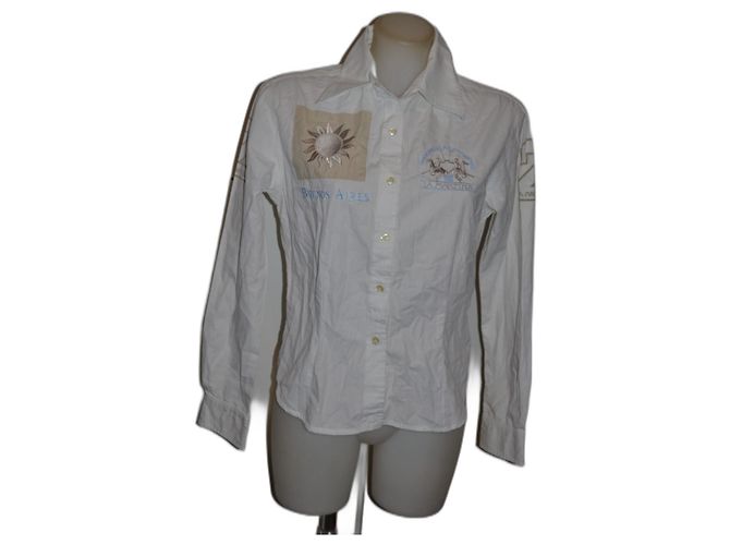 Autre Marque Camisa La Martina de algodão XL Multicor