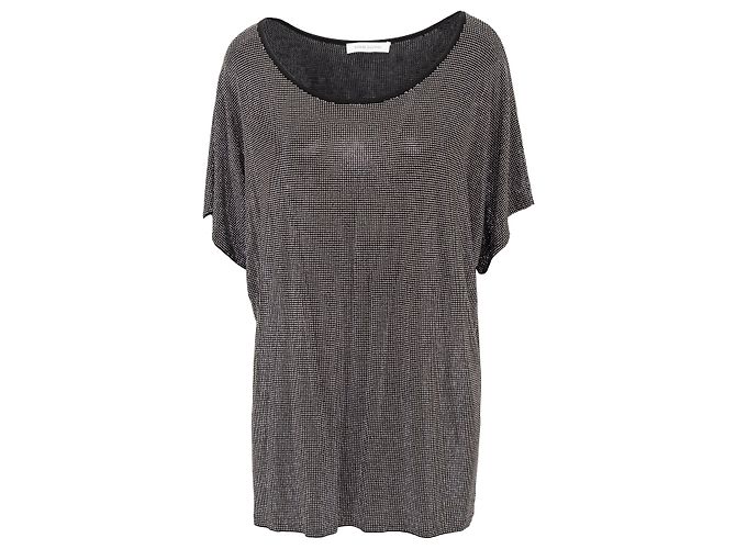 T-shirt oversize con strass Pierre Balmain Nero