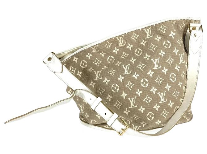 Louis Vuitton Monogram Sabbia Buzas PM Tote Bag Beige Roh Monogramm