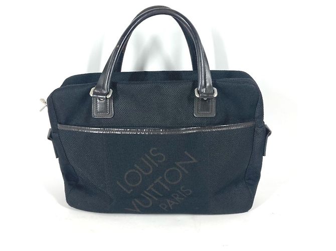 Sac à main Louis Vuitton Damier Géant Yak Noir