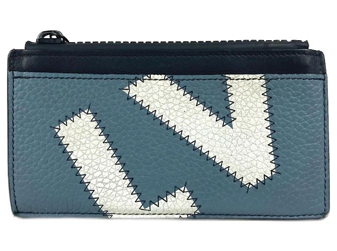 Monedero Louis Vuitton en azul y amarillo