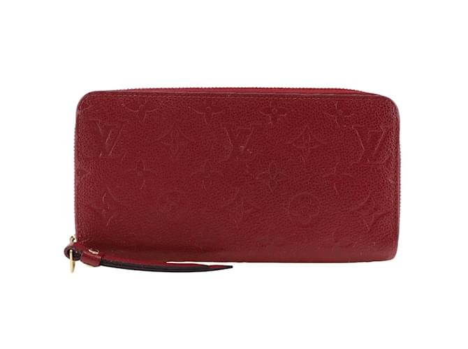 Louis Vuitton Zippy Wallet in Cerise Red Fuschia Cloth  ref.1915174