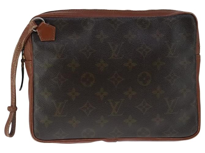 Louis Vuitton Marly Dragonne Marrom Lona  ref.1916713