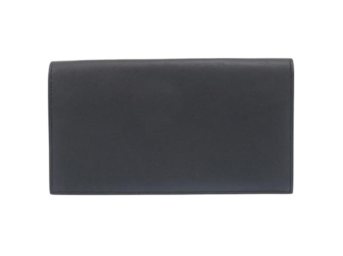 Hermès Hermes Citizen Twill Long Swift Wallet Blue Leather  ref.1917430