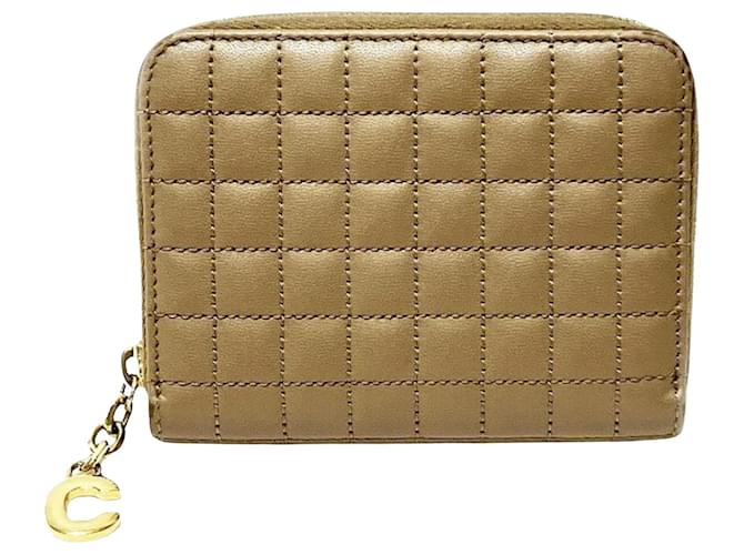 Céline C charm Beige Leather  ref.1918322