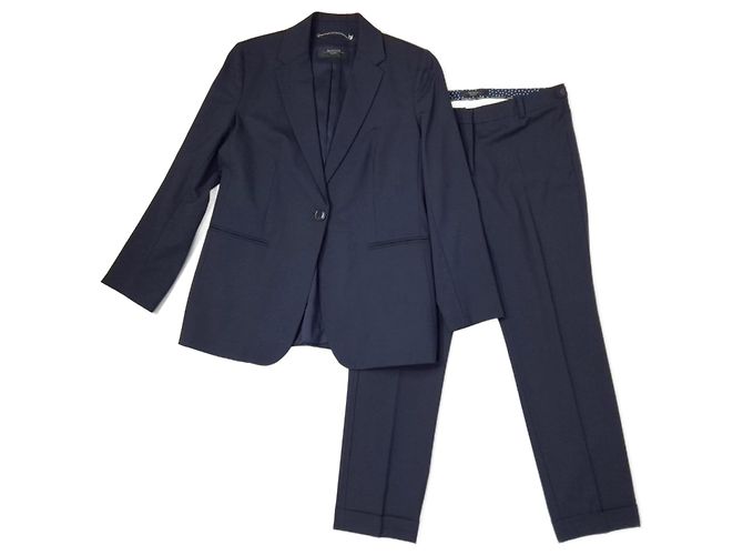 Max Mara tailleur pantalone blu scuro