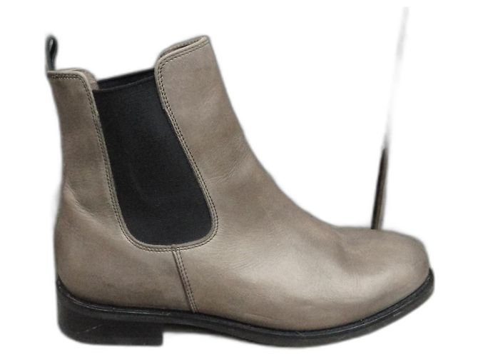 Paraboot Stiefeletten Leder Taupe
