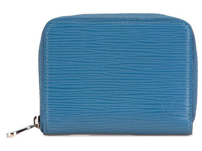 Porte-monnaie Zippy Epi Louis Vuitton M60384 Bleu