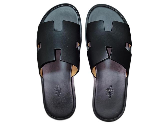 Constance Hermès Izmir sandals Black