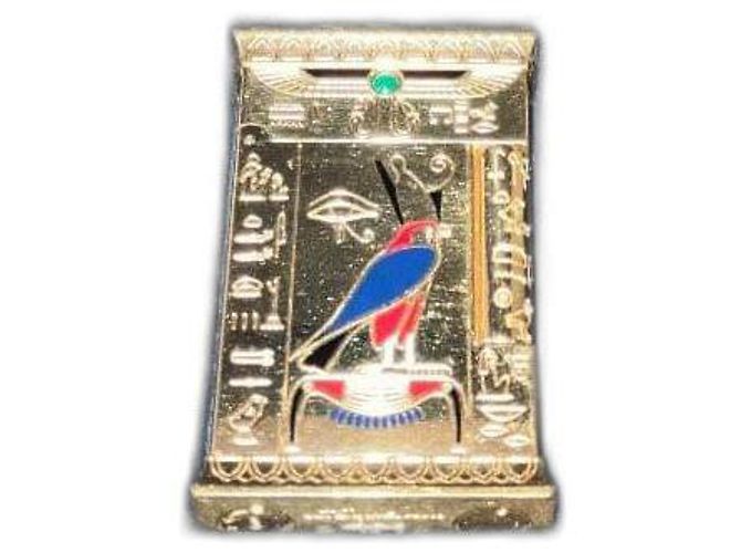 St Dupont Pharaoh Ligne 2 Lighter Gold Plated Golden