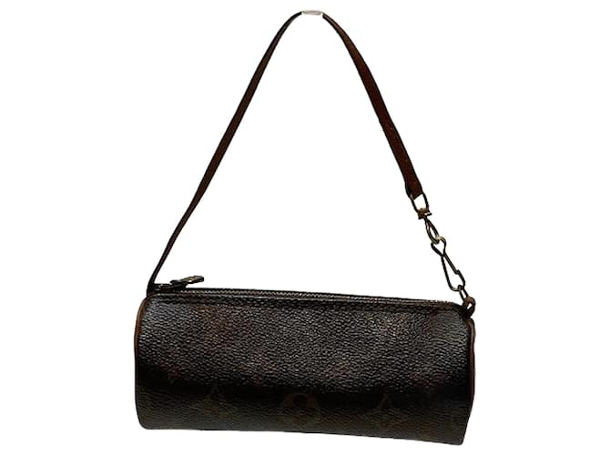 Louis Vuitton Monogram Papillon Pouch Brown Cloth  ref.1920162
