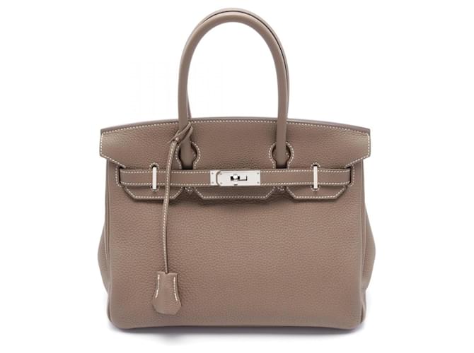 Hermès Hermes Birkin 30 Togo Handbag Brown Leather  ref.1921546