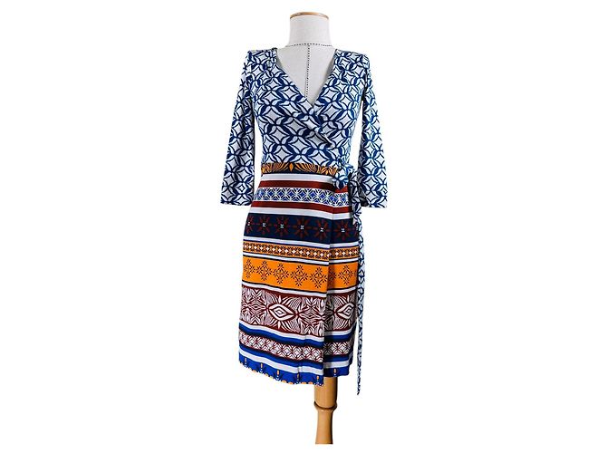 Abito in seta Diane Von Furstenberg Multicolore