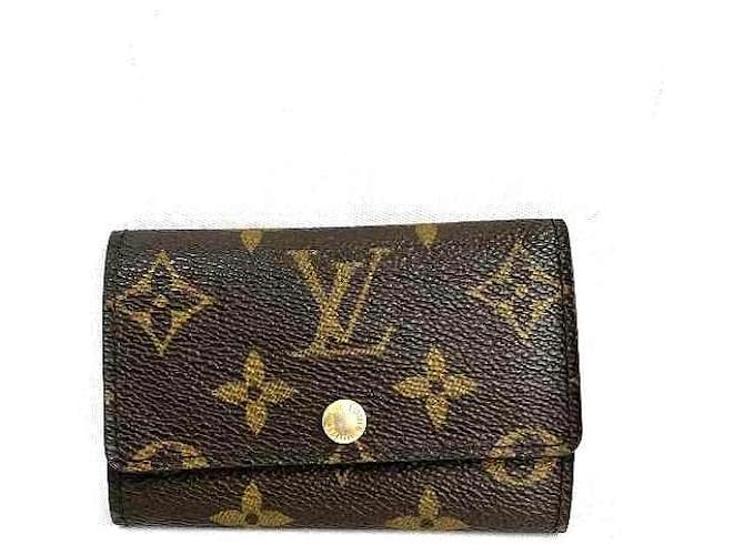 Louis Vuitton Monogram Key Case M62630 Brown Cloth  ref.1921685