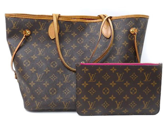 Louis Vuitton Neverfull MM Monogram Tote M40996 Brown