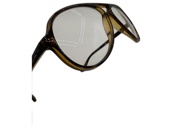 Occhiali da sole Ray-Ban marroni in plastica Marrone