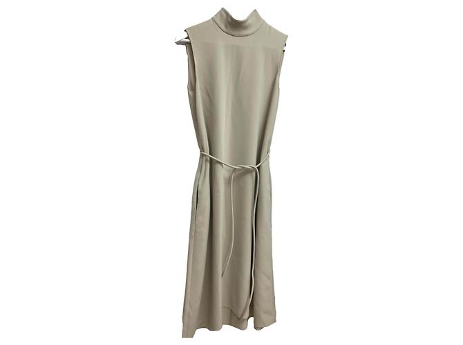 Theory Kleid Beige aus Polyester Größe 38