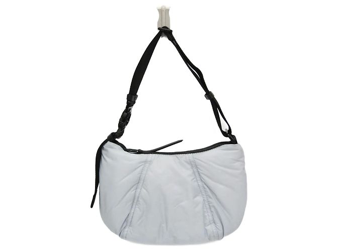 Borsa a Spalla Moncler SPREAD HOBO SMALL Nero Blu chiaro