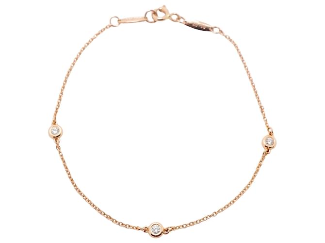 Tiffany & Co Pelo metro Dourado Ouro rosa  ref.1922566