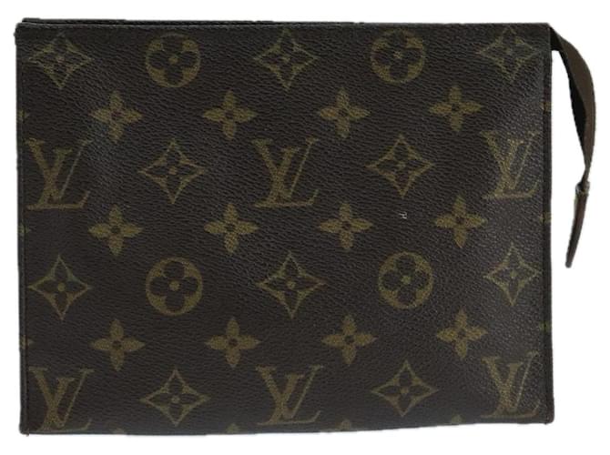 Louis Vuitton Poche Toilette 19 Marrom Lona  ref.1922800