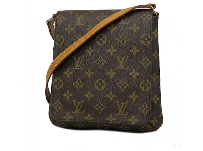 Louis Vuitton Musette Salsa Brown Cloth  ref.1923929