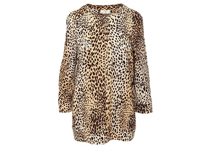 Top de estampado de leopardo Valentino Miss V Multicolor
