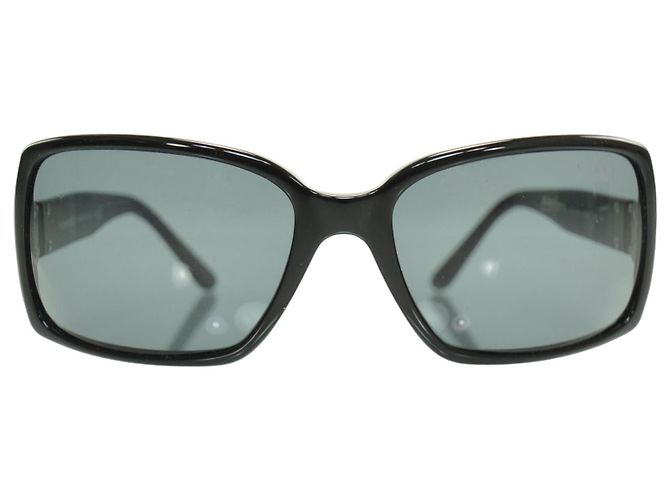 Lunettes de soleil pliables Chanel CC Logo Noir Argent 5030 Argenté