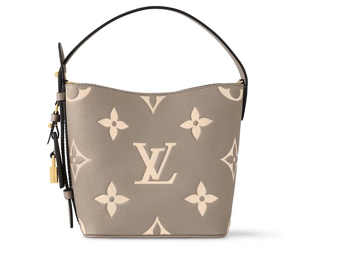 Louis Vuitton Sac en cuir BB All In LV Gris
