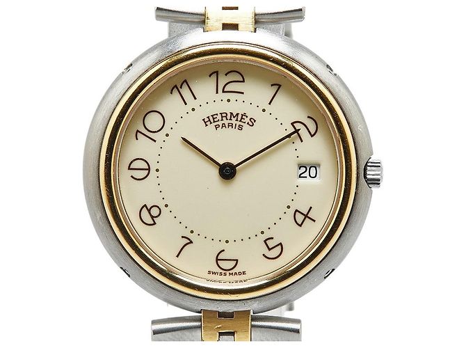 Hermès Perfil de aço inoxidável Hermes Branco