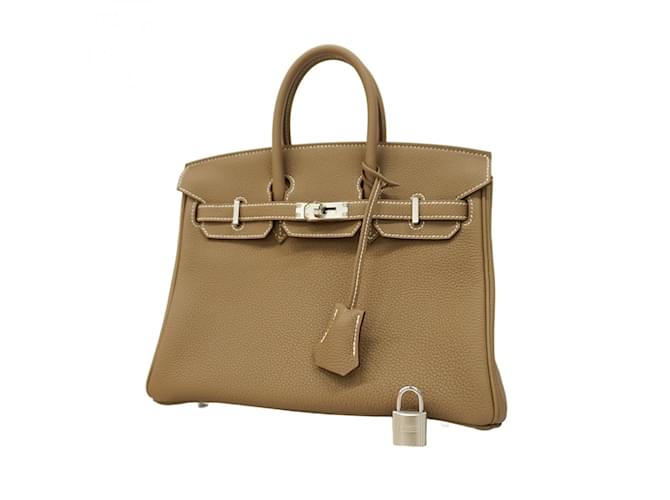 Hermès Hermes Birkin 25 Handbag in Etoupe Gray Taupe Leather  ref.1925202