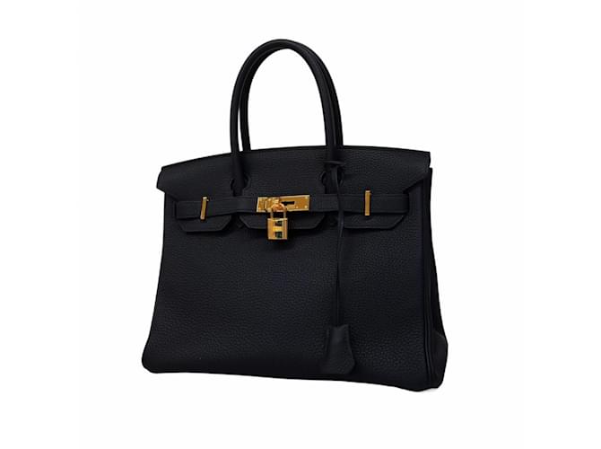 Hermès Hermes Birkin 30 Handbag in Blue Nuit Leather  ref.1925206