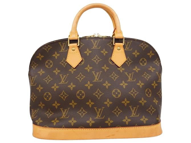 Louis Vuitton Alma Brown Cloth  ref.1925659