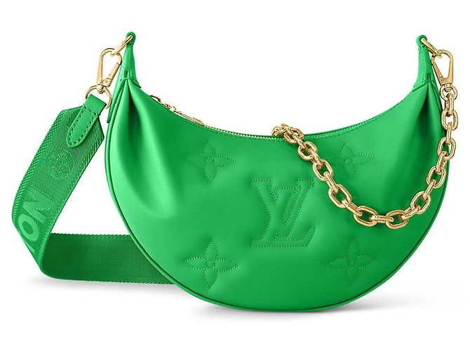 Louis Vuitton Bolsa de couro LV Over the Moon nova Verde