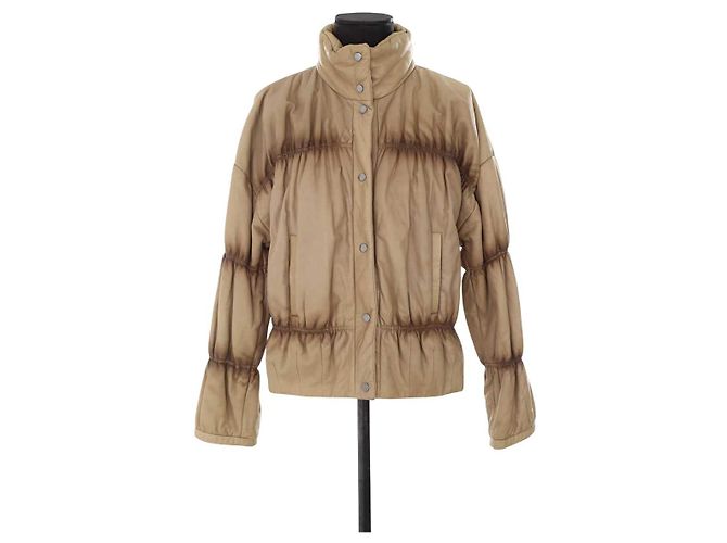 Hugo Boss Leather down jacket