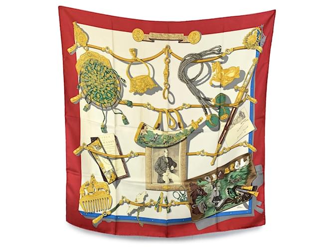 Hermès Hermes Vintage Silk Scarf 1992 Memoires D'Hermes Cathy Latham Multiple colors  ref.1926798