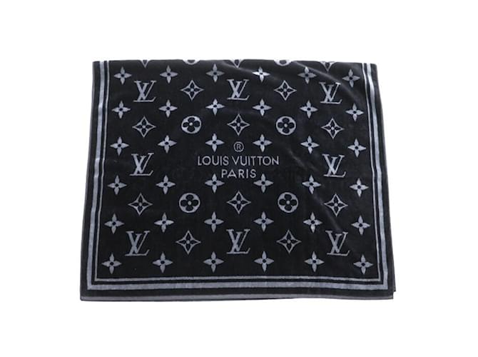 Louis Vuitton Monogram Eclipse Black Hand Towel Cotton  ref.1927913