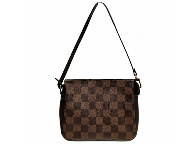 Louis Vuitton Damier Truth Makeup Pouch Brown Damier ebene Cloth  ref.1928524