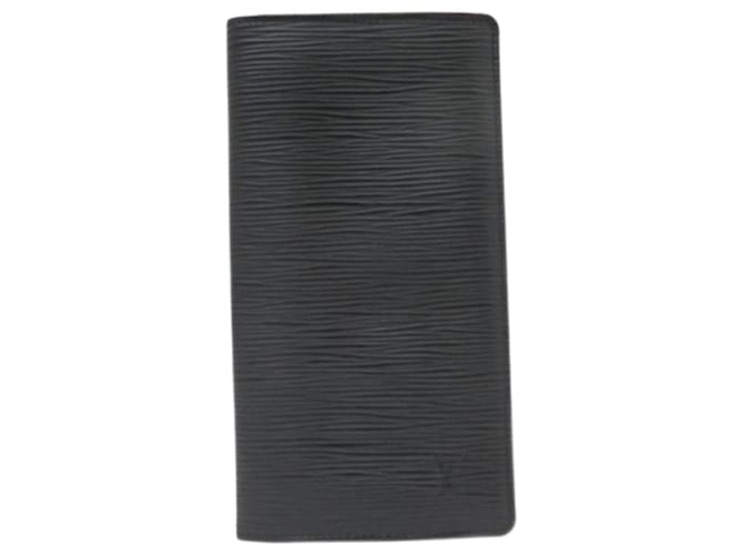 Louis Vuitton Epi Portefeuille Plaza M60622 Noir Long Wallet Black Leather  ref.1928582