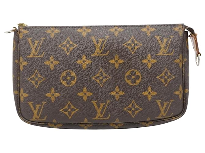 Louis Vuitton Pochette Accessoire Brown Cloth  ref.1929326