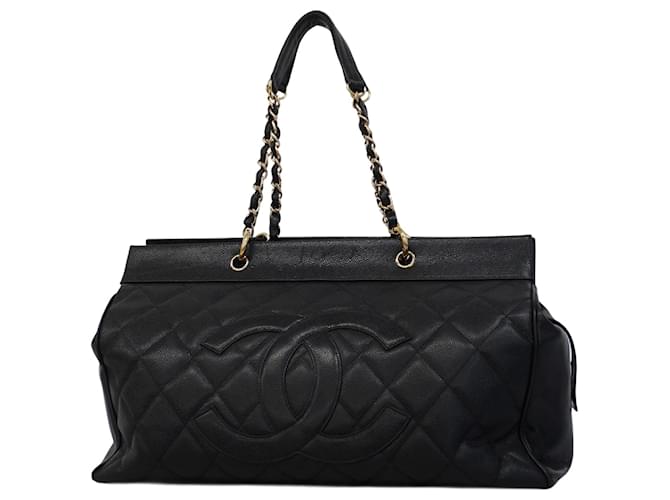 Chanel Timeless Black Leather  ref.1929380