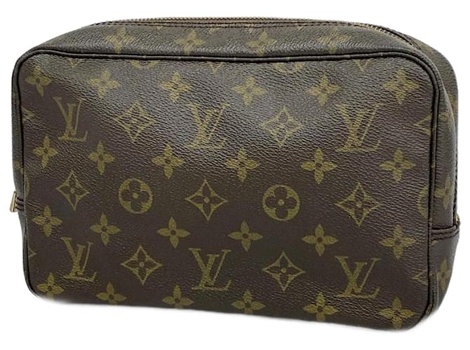 Louis Vuitton Toiletry Pouch Brown Cloth  ref.1929727