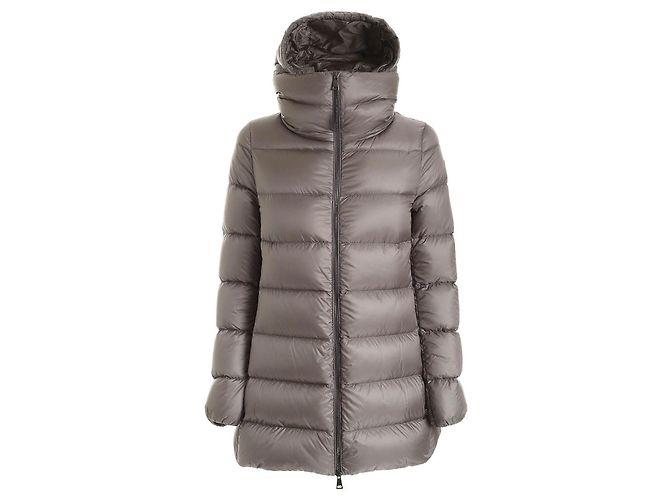 Moncler Ange Down Coat Grey
