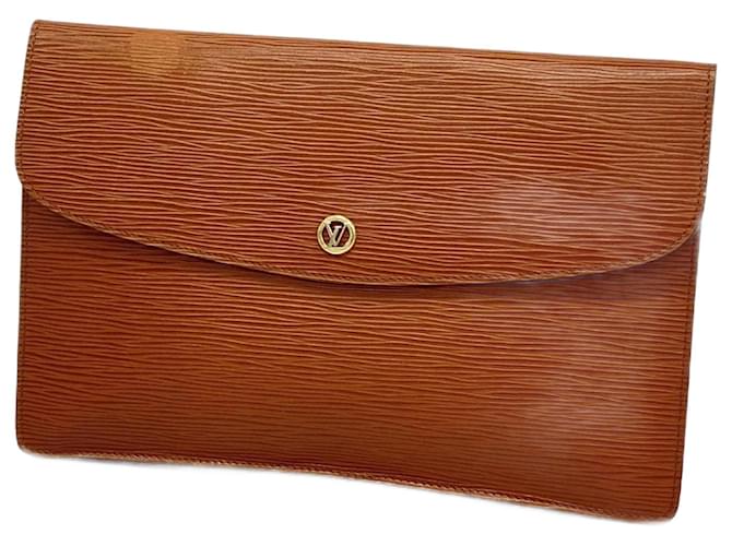 Louis Vuitton Montaigne Camelo Couro  ref.1929744